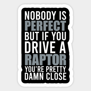 Raptor Owners Sticker